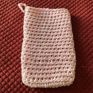 WASHCLOTH 100%  COTTON Handmade Pink